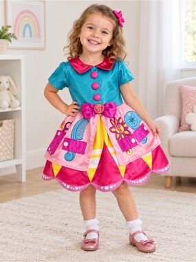 Nickelodeon Sunny Day Costume Dress – Toddler Size 3–4
